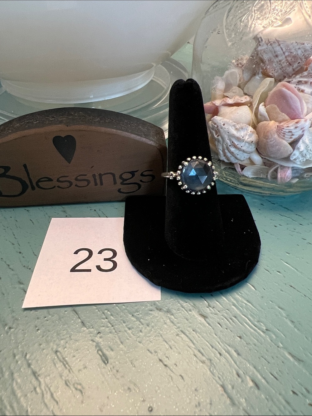 Pandora Midnight Star Ring Size 8